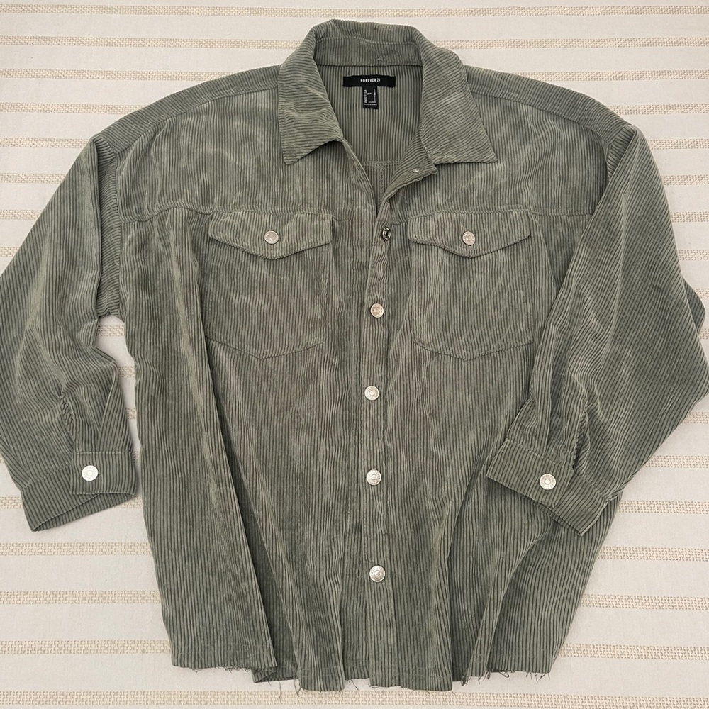 Forever 21 corduroy shirt EUC